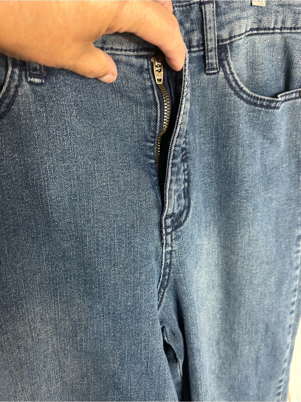 Social Standard By Sanctuary High-Rise Straight Leg Women’s Jeans Normcore Sz 12 - Picture 5 of 13